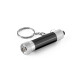 Porte-clés LERGAN en aluminium avec lampe de poche 3 LED - Accessoire publicitaire personnalisable