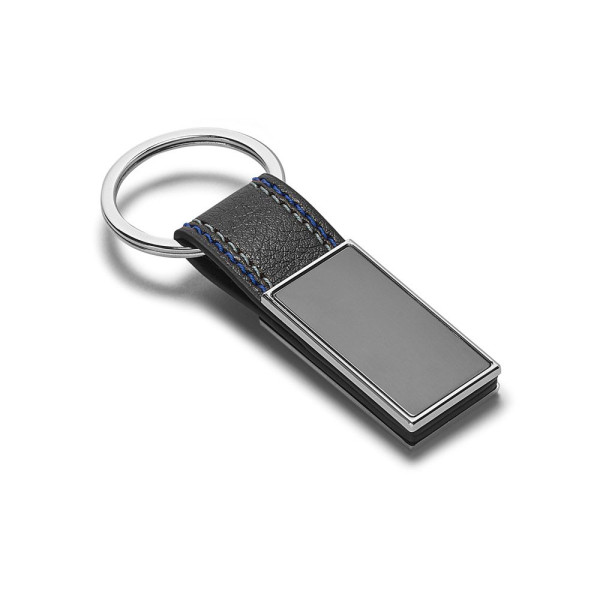 Porte-clés BALE en métal et PU pour communication B2B | BCM Goodies