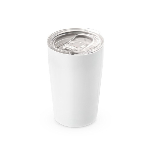 Verre de voyage pour sublimation 380mL en acier inox - Accessoire personnalisable pour entreprise