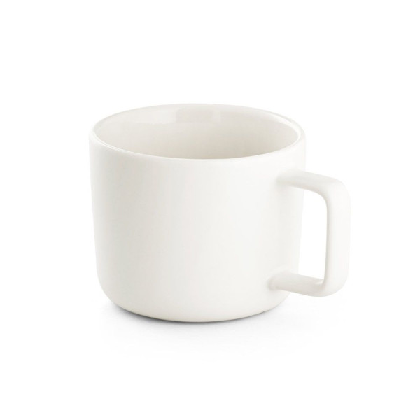 Tasse en céramique FANGIO de 220 mL avec couvercle et base en bambou - BCM Goodies