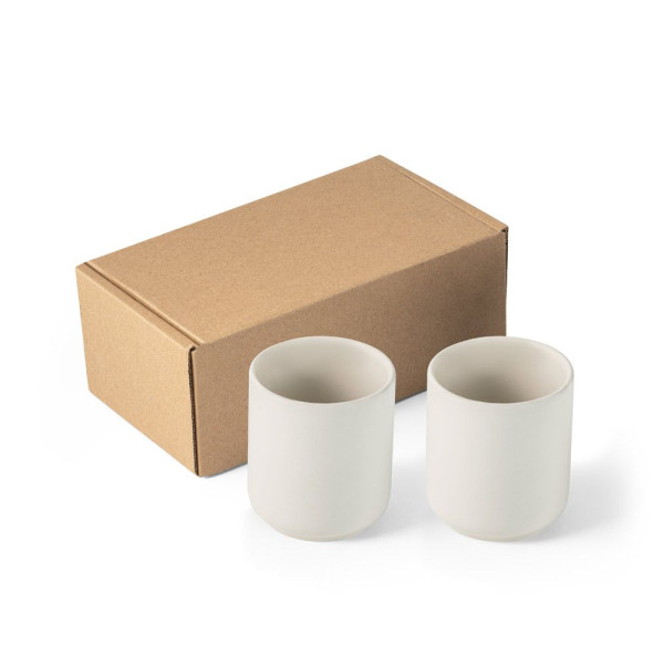 Tasses en céramique 280mL Owens personnalisables pour entreprises - BCM Goodies