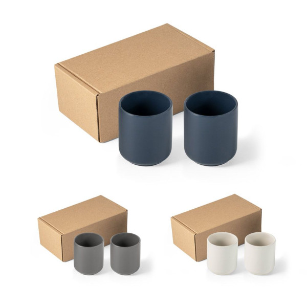 Tasses en céramique 280mL Owens personnalisables pour entreprises - BCM Goodies