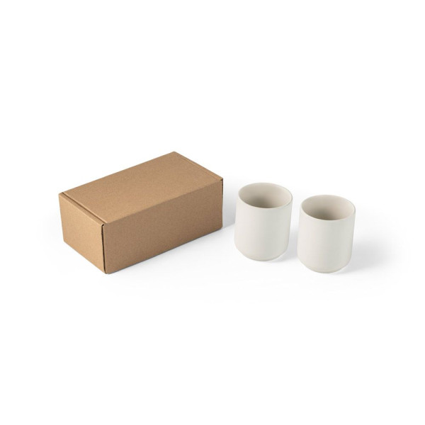 Tasses en céramique 280mL Owens personnalisables pour entreprises - BCM Goodies