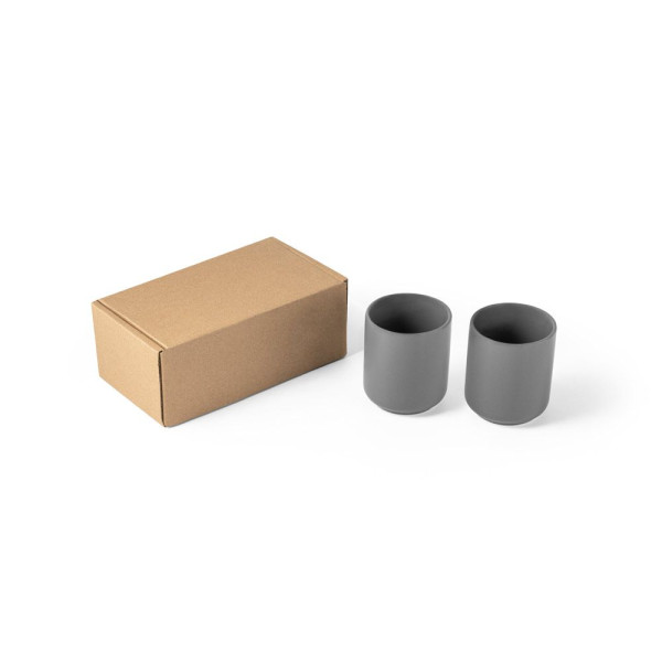 Tasses en céramique 280mL Owens personnalisables pour entreprises - BCM Goodies