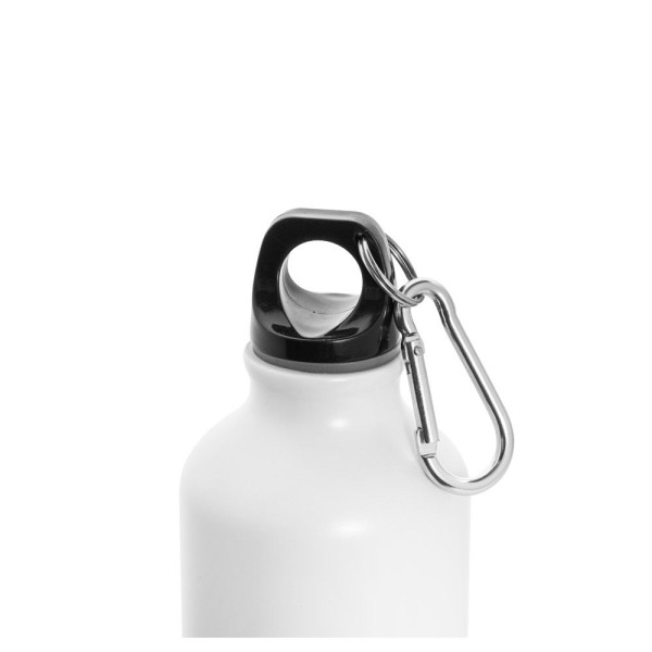 Bouteille en aluminium personnalisable COLLINA 540mL avec mousqueton - BCM Goodies