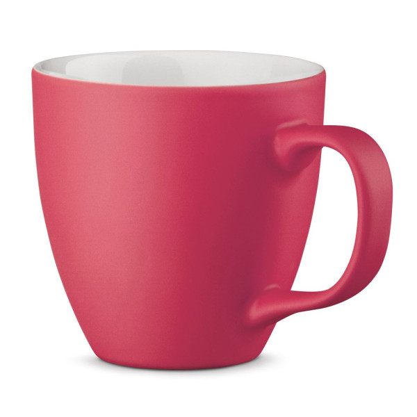Tasse en porcelaine PANTHONY MAT avec hydroglaçage 450 mL - Objet publicitaire personnalisable pour entreprise