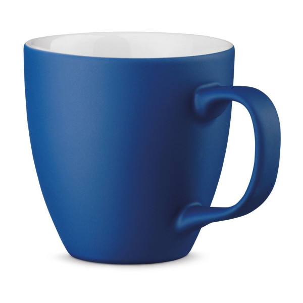 Tasse en porcelaine PANTHONY MAT avec hydroglaçage 450 mL - Objet publicitaire personnalisable pour entreprise