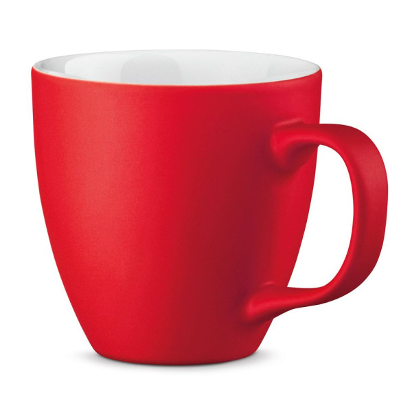 Tasse en porcelaine PANTHONY MAT avec hydroglaçage 450 mL - Objet publicitaire personnalisable pour entreprise