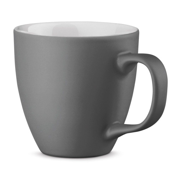 Tasse en porcelaine PANTHONY MAT avec hydroglaçage 450 mL - Objet publicitaire personnalisable pour entreprise