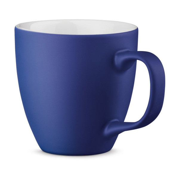 Tasse en porcelaine PANTHONY MAT avec hydroglaçage 450 mL - Objet publicitaire personnalisable pour entreprise