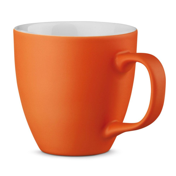 Tasse en porcelaine PANTHONY MAT avec hydroglaçage 450 mL - Objet publicitaire personnalisable pour entreprise