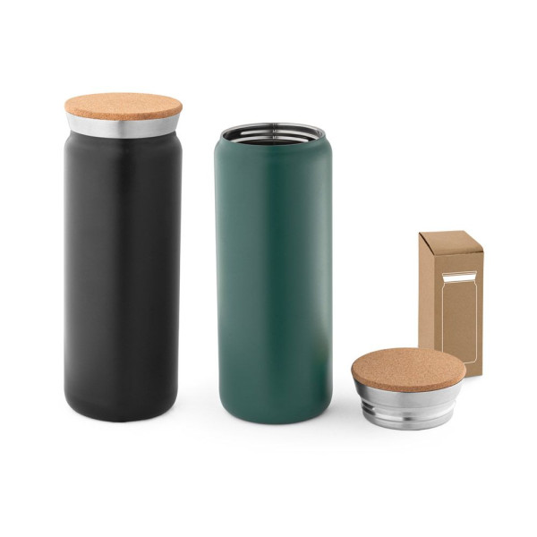 Thermos en acier inoxydable 600 ml LAVINE 600 - Objet publicitaire de qualité pour entreprises