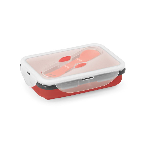 Boîte hermétique rétractable en silicone et PP de 640 mL pour événements d'entreprise | Personnalisable - BCM Goodies