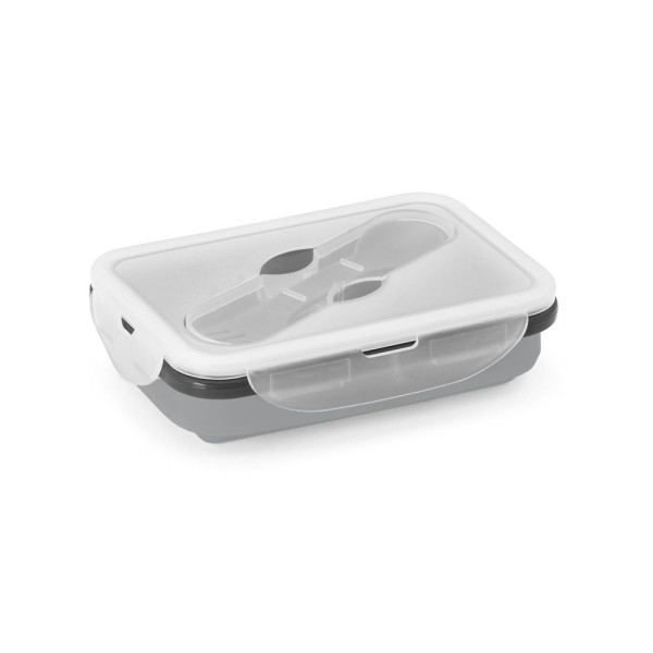 Boîte hermétique rétractable en silicone et PP de 640 mL pour événements d'entreprise | Personnalisable - BCM Goodies