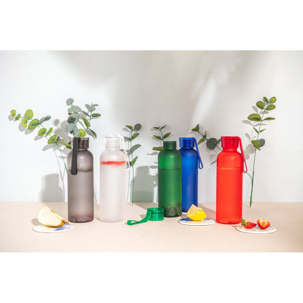 Bouteille en PET recyclé 100% RIO rPET - Finition mate - 600 mL - Personnalisable