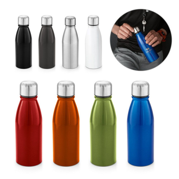 Bouteille de sport en aluminium BEANE 500 mL - Objet publicitaire pour entreprises B2B | BCM Goodies
