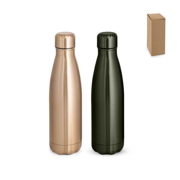 Gourde en acier inoxydable SHOW METALLIC 510 ml - Objet publicitaire personnalisable pour entreprise
