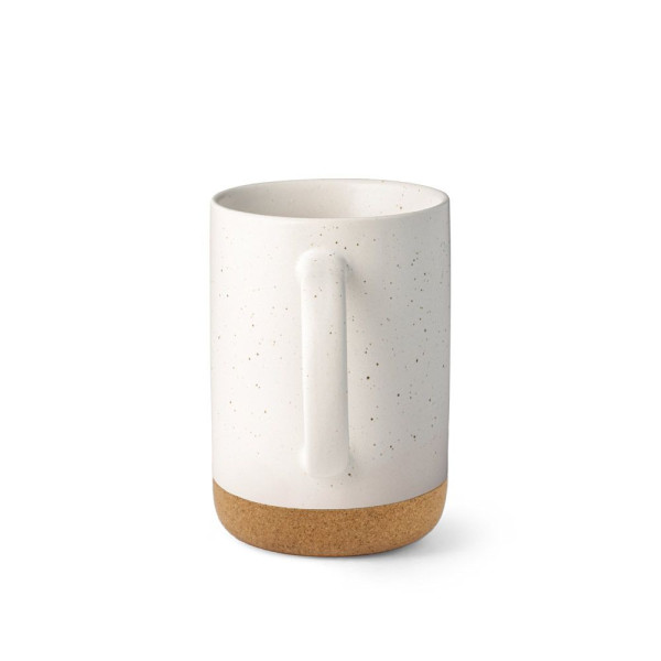 Tasse en céramique CONSTELLATION CORK avec socle en liège 320 ml - Objet publicitaire de qualité