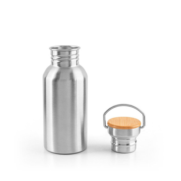 Bouteille en acier inoxydable à simple paroi personnalisable - BCM Goodies