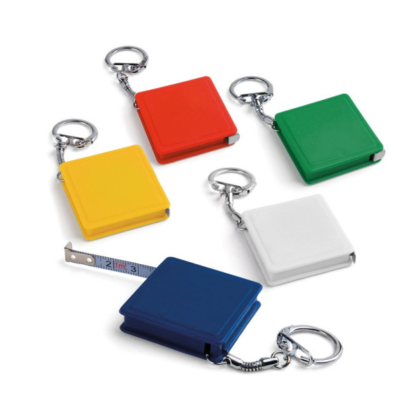 Porte-clés ASHLEY avec ruban à mesurer - Accessoire pratique et personnalisable | BCM Goodies