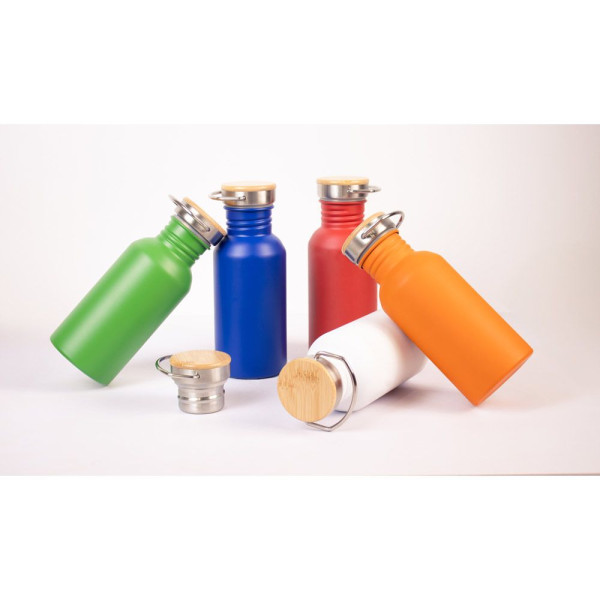 Bouteille en acier inoxydable à simple paroi personnalisable - BCM Goodies