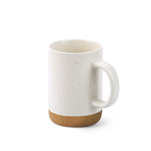 Tasse en céramique CONSTELLATION CORK avec socle en liège 320 ml - Objet publicitaire de qualité