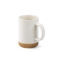 Tasse en céramique CONSTELLATION CORK avec socle en liège 320 ml - Objet publicitaire de qualité