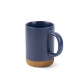 Tasse en céramique CONSTELLATION CORK avec socle en liège 320 ml - Objet publicitaire de qualité