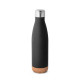 Thermos SOLBERG 560mL en acier inoxydable avec base en liège - Personnalisable pour entreprise
