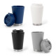 Tasse de voyage en PP à double paroi FIGLIOLI - Objet publicitaire de qualité pour entreprises