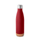 Thermos SOLBERG 560mL en acier inoxydable avec base en liège - Personnalisable pour entreprise