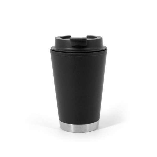 Tasse de voyage en PP à double paroi FIGLIOLI - Objet publicitaire de qualité pour entreprises