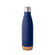 Thermos SOLBERG 560mL en acier inoxydable avec base en liège - Personnalisable pour entreprise