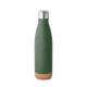 Thermos SOLBERG 560mL en acier inoxydable avec base en liège - Personnalisable pour entreprise