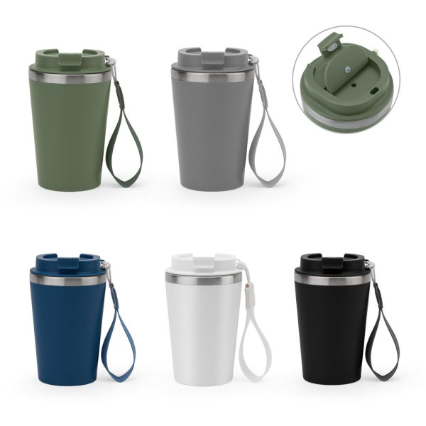 Gobelet de voyage en acier inoxydable personnalisable - BCM Goodies