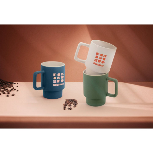 Tasse en céramique KUERTEN avec finition mate 330 ml - BCM Goodies