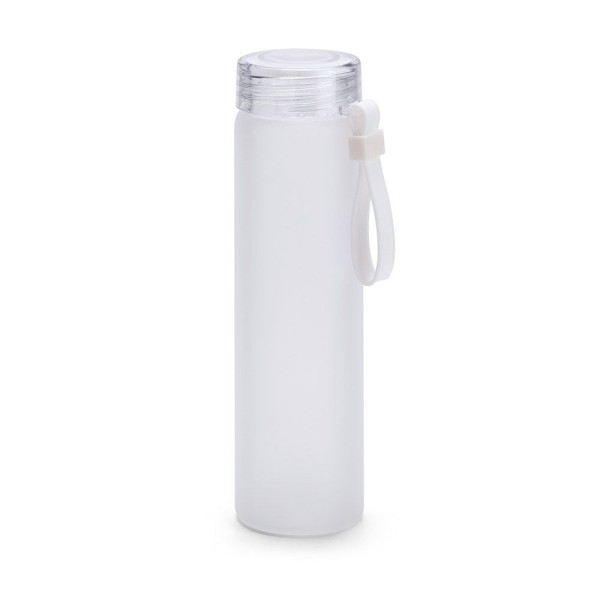 Bouteille personnalisable en verre borosilicate avec bouchon en AS de 470 mL - BCM Goodies