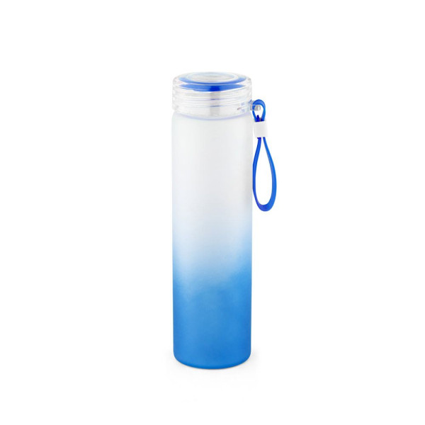 Bouteille personnalisable en verre borosilicate avec bouchon en AS de 470 mL - BCM Goodies