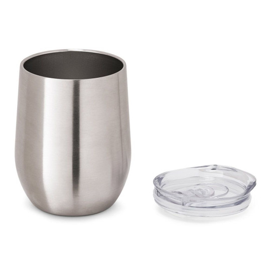Verre de voyage en acier inoxydable de 400 mL - Marque RONDE - BCM Goodies