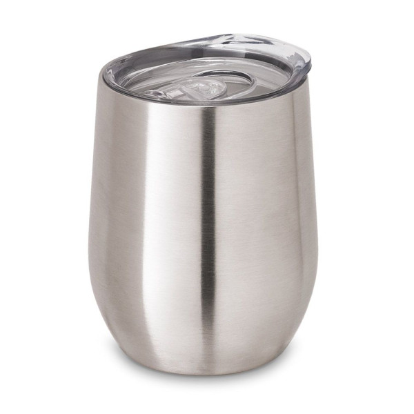 Verre de voyage en acier inoxydable de 400 mL - Marque RONDE - BCM Goodies
