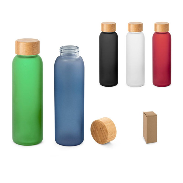 Bouteille en verre dépoli LILLARD GLASS 520 ml pour communication d'entreprise - BCM Goodies