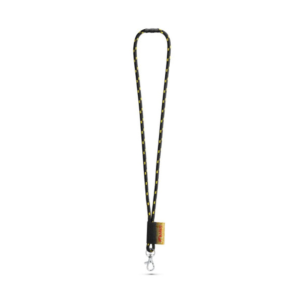 Porte-clés personnalisable avec lanière longue et mousqueton - BCM Goodies