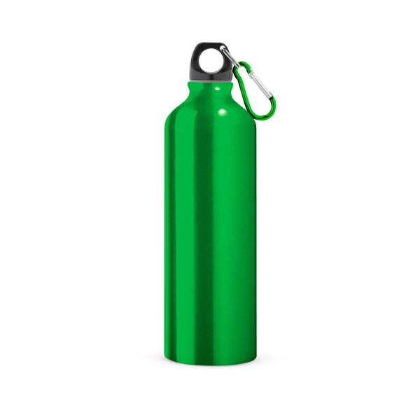 Bouteille de sport en aluminium LANDSCAPE L. de 800mL avec mousqueton pour entreprise et cadeaux clients