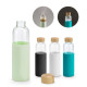 Bouteille publicitaire en bambou et verre borosilicate - BCM Goodies