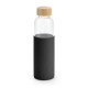 Bouteille publicitaire en bambou et verre borosilicate - BCM Goodies