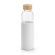 Bouteille publicitaire en bambou et verre borosilicate - BCM Goodies
