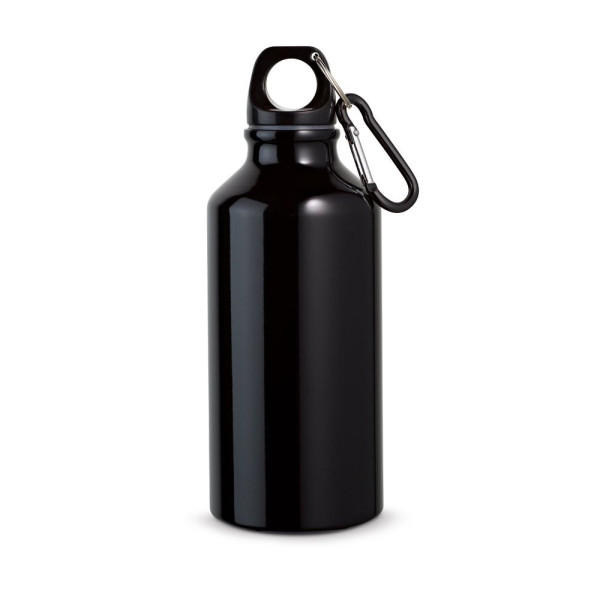 Bouteille de sport en aluminium LANDSCAPE S de 400mL avec mousqueton - Accessoire idéal pour événements d'entreprise | BCM 