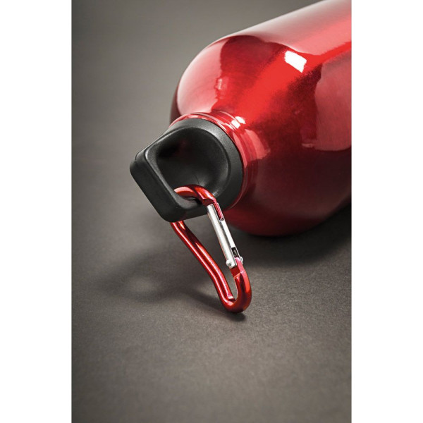Bouteille de sport en aluminium LANDSCAPE S de 400mL avec mousqueton - Accessoire idéal pour événements d'entreprise | BCM 