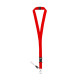 Tour de cou personnalisable en polyester avec mousqueton en métal - BCM Goodies