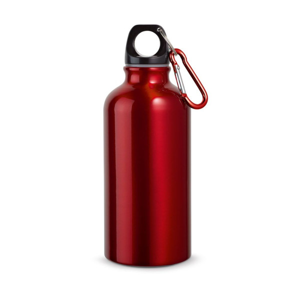 Bouteille de sport en aluminium LANDSCAPE S de 400mL avec mousqueton - Accessoire idéal pour événements d'entreprise | BCM 